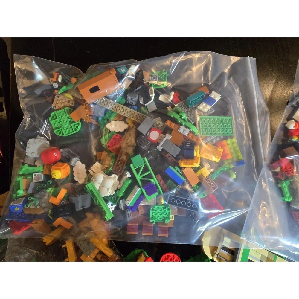 Lego Super Mario Bulk Lot 5+ Pounds With Mario Scanner, Tiles, Ball And Chain